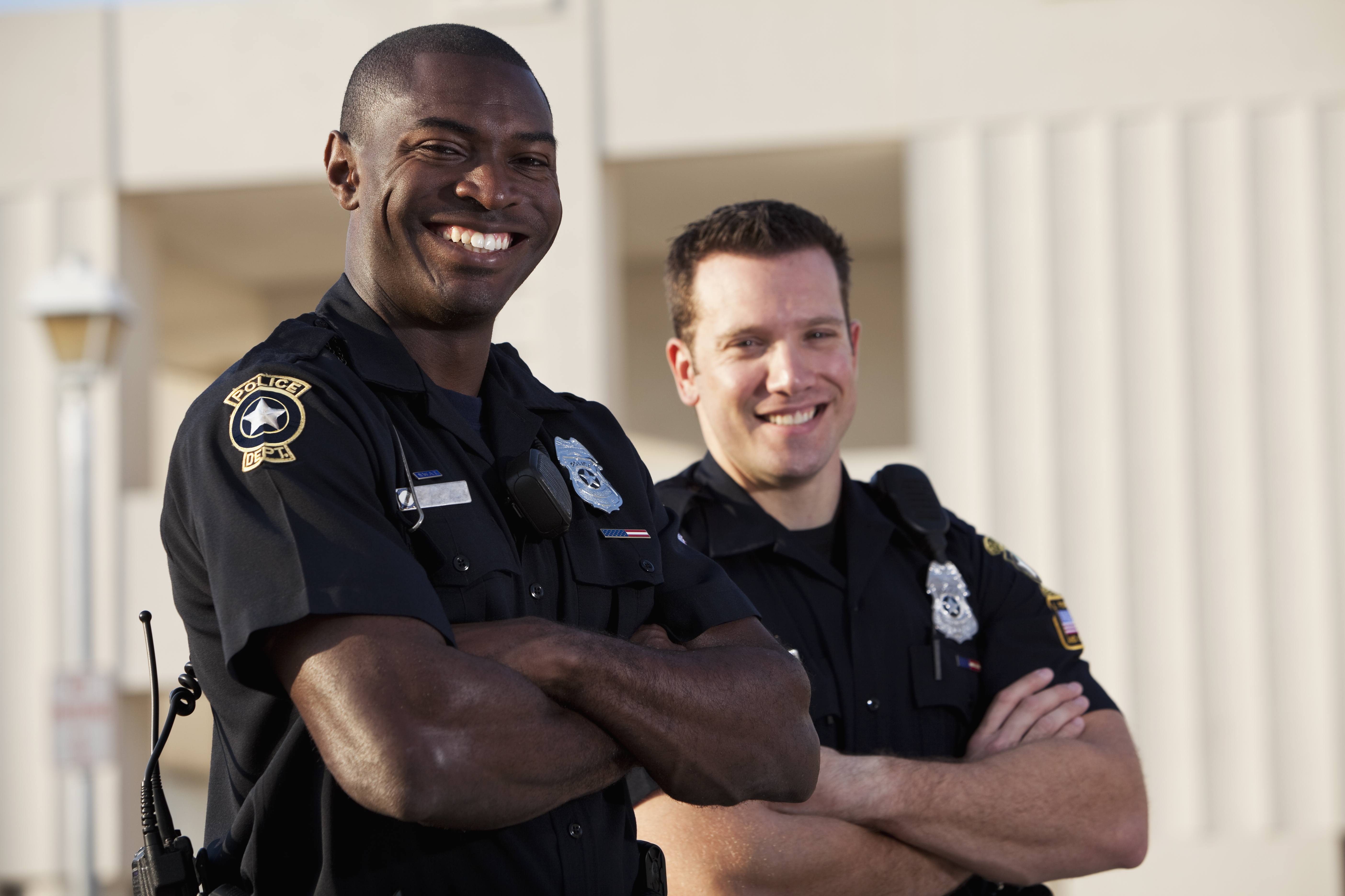 Cops with arms crossed