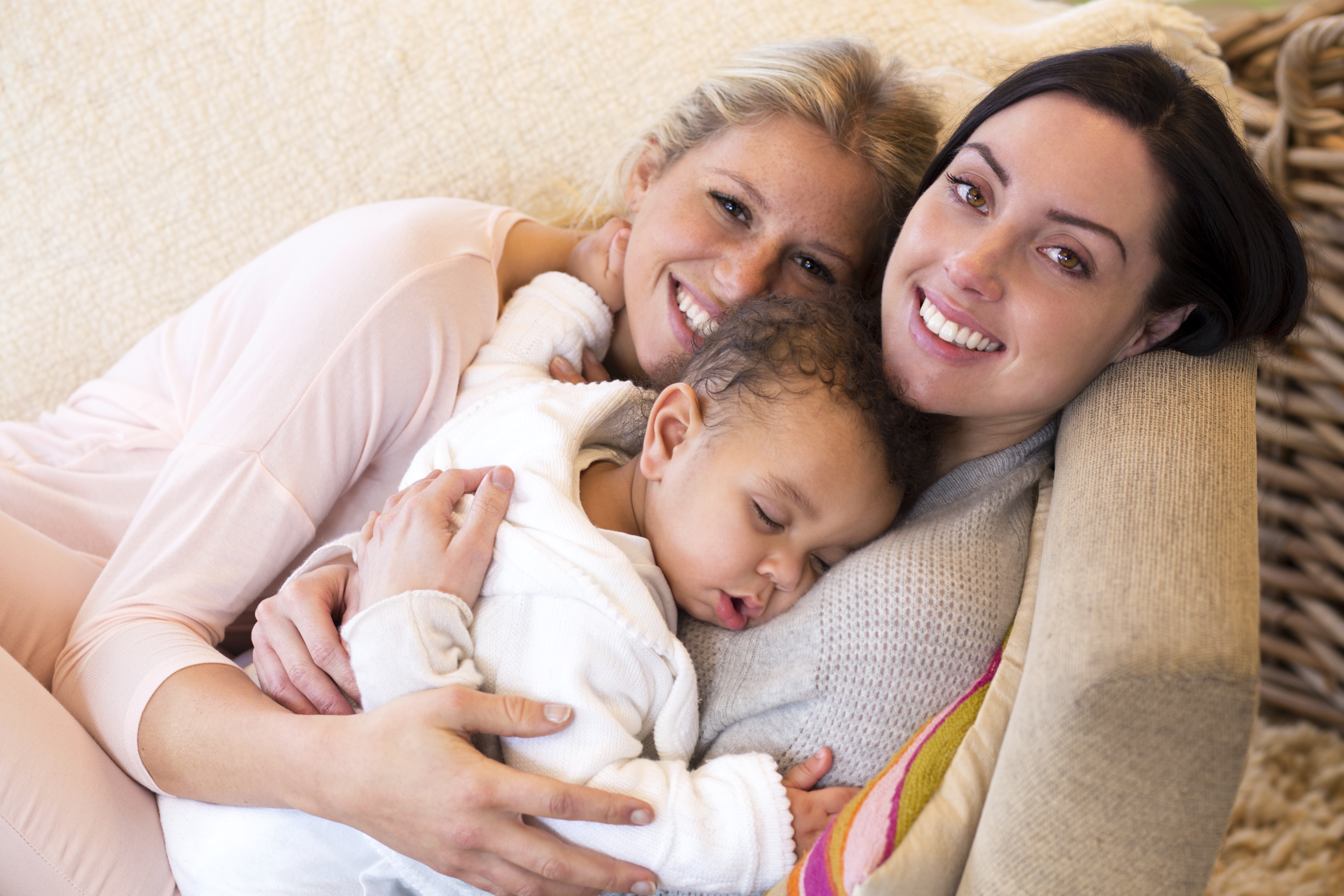 A child with parents